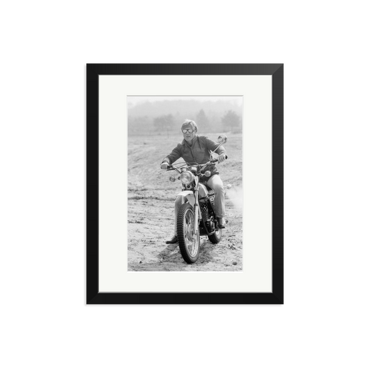 Robert Redford by Terry O'Neill 1975 Framed Print Black Medium