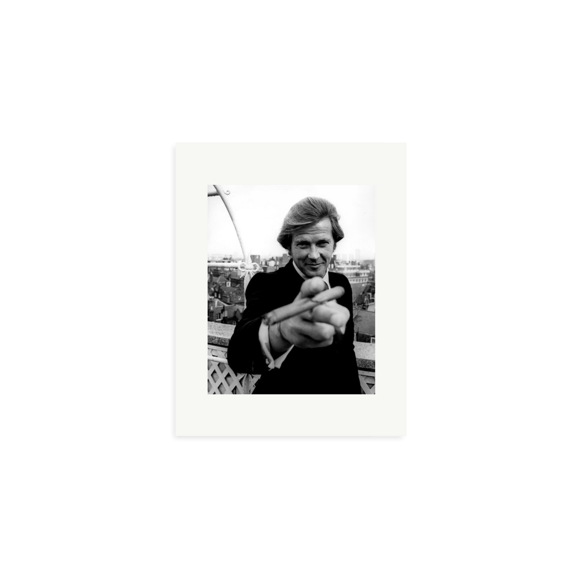 Roger Moore 1972 Bond Announcement Photo Print Only Small