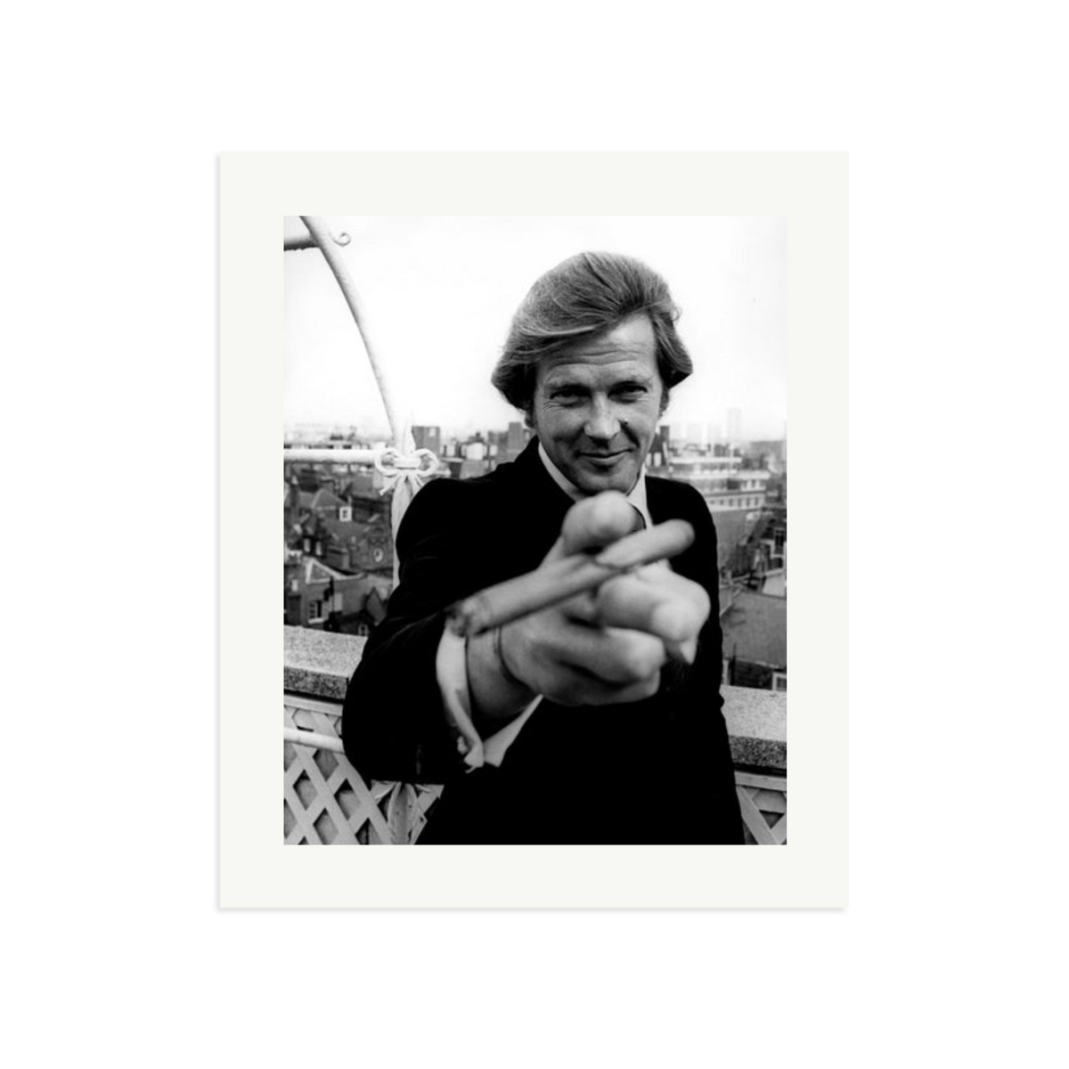 Roger Moore 1972 Bond Announcement Photo Print Only Large