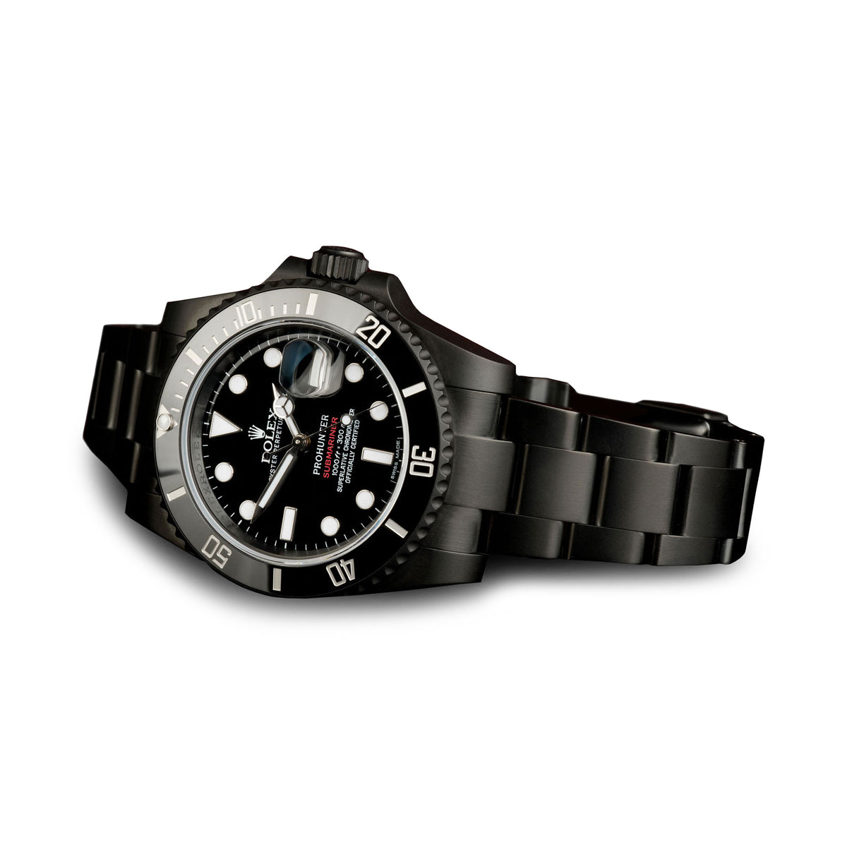 Pro Hunter Rolex Submariner Date Stealth Watch