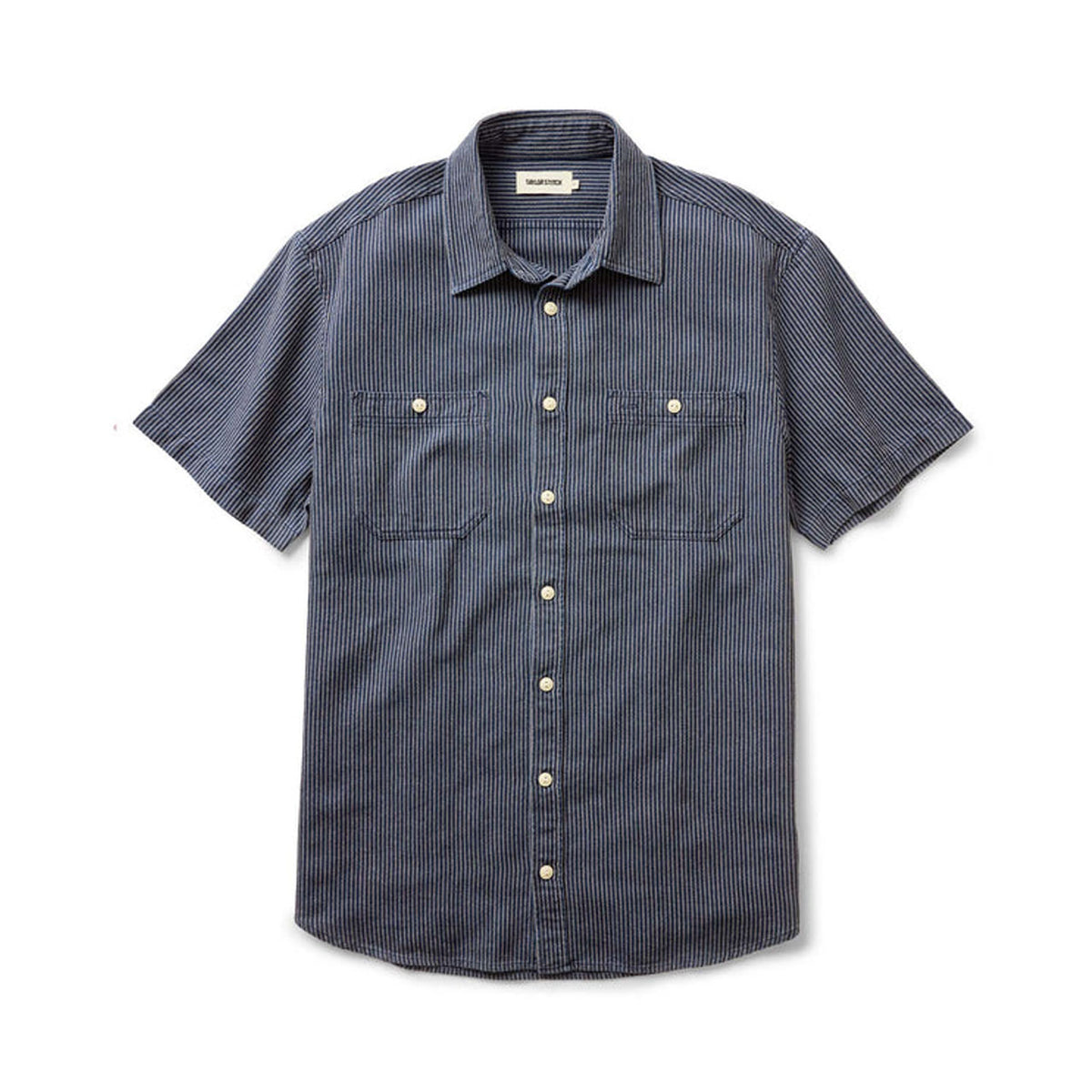 Taylor Stitch Roped Indigo Utility Shirt XXL 46