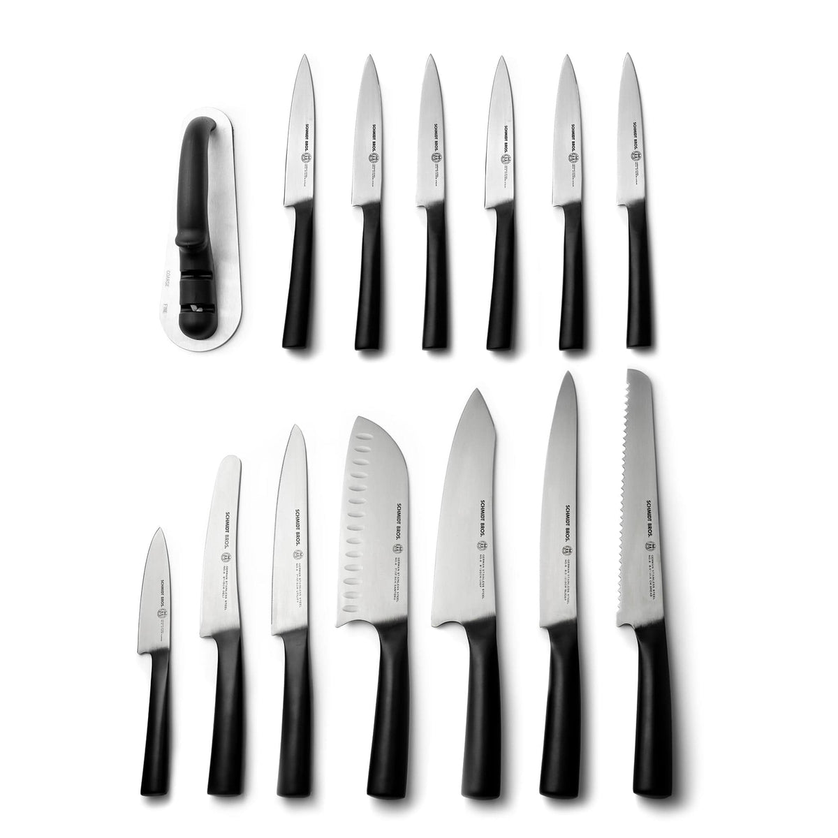 Schmidt Bros. Carbon 15-Piece Knife Block Set