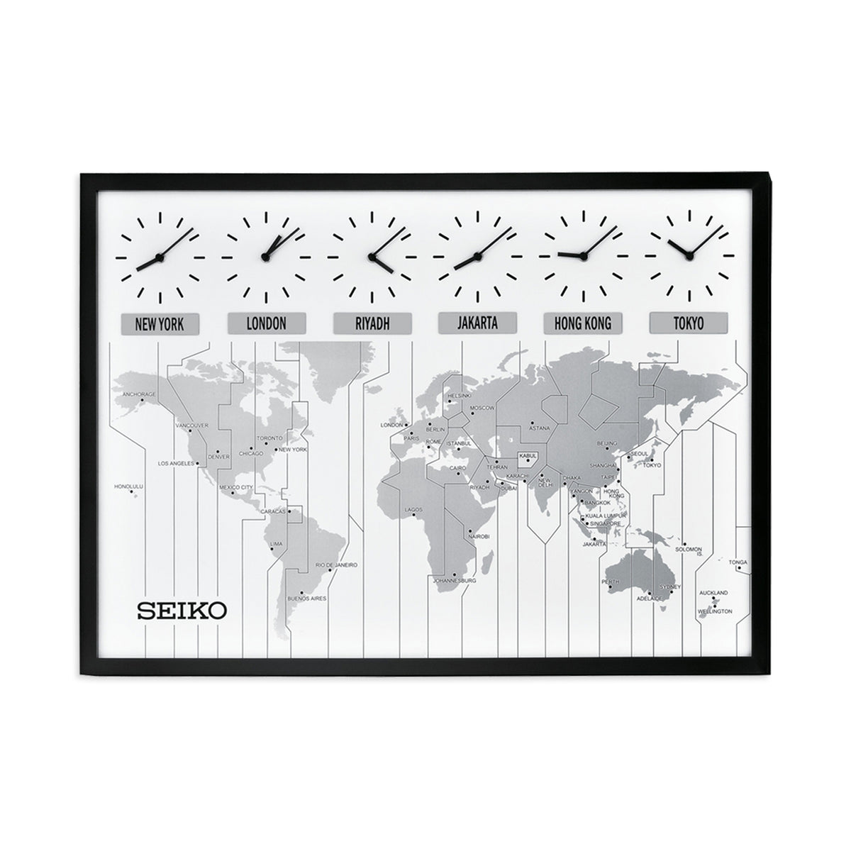 Seiko World's View Wall Clock