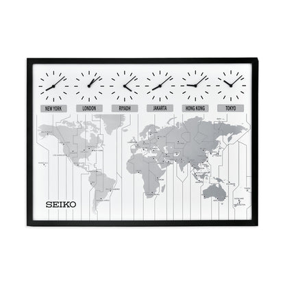 Seiko World's View Wall Clock