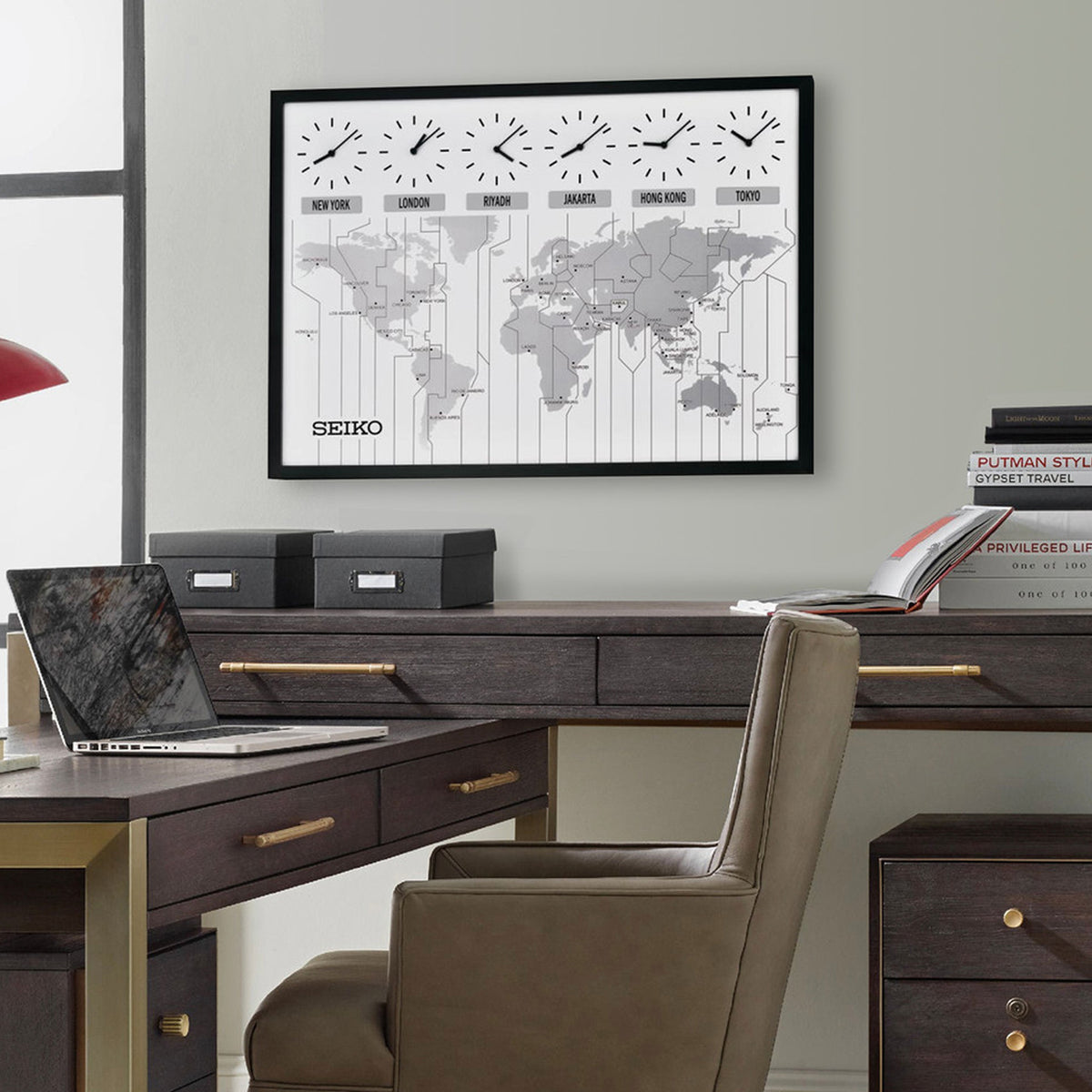 Seiko World's View Wall Clock