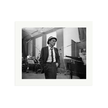 Frank Sinatra Recording 1964 Framed Print Print Only Large