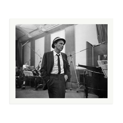 Frank Sinatra Recording 1964 Framed Print Print Only XXL