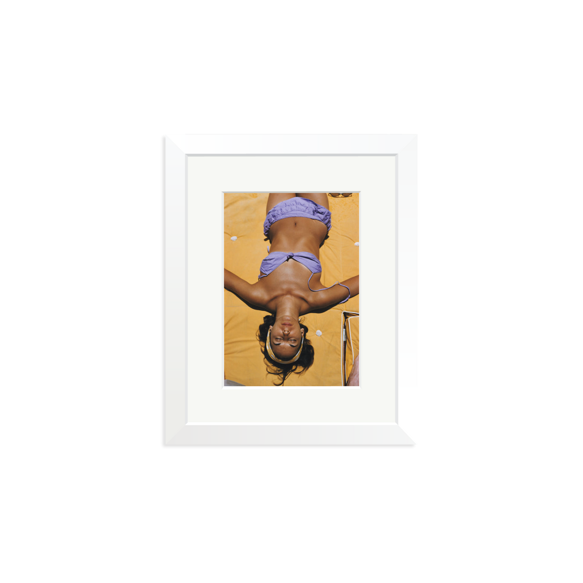 Slim Aarons 'Bianca Volpato' White Small