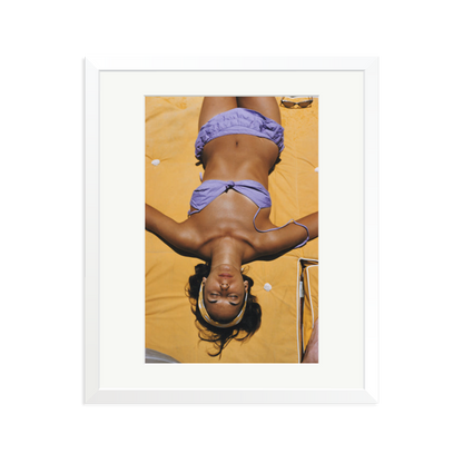 Slim Aarons 'Bianca Volpato' White Large