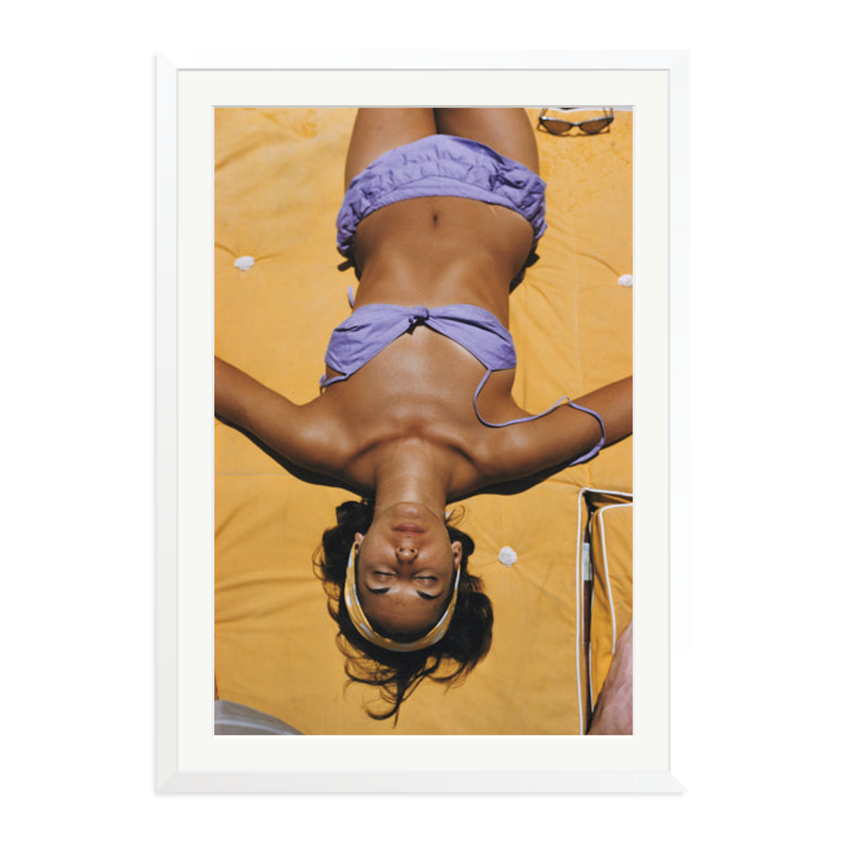 Slim Aarons 'Bianca Volpato' White XXL