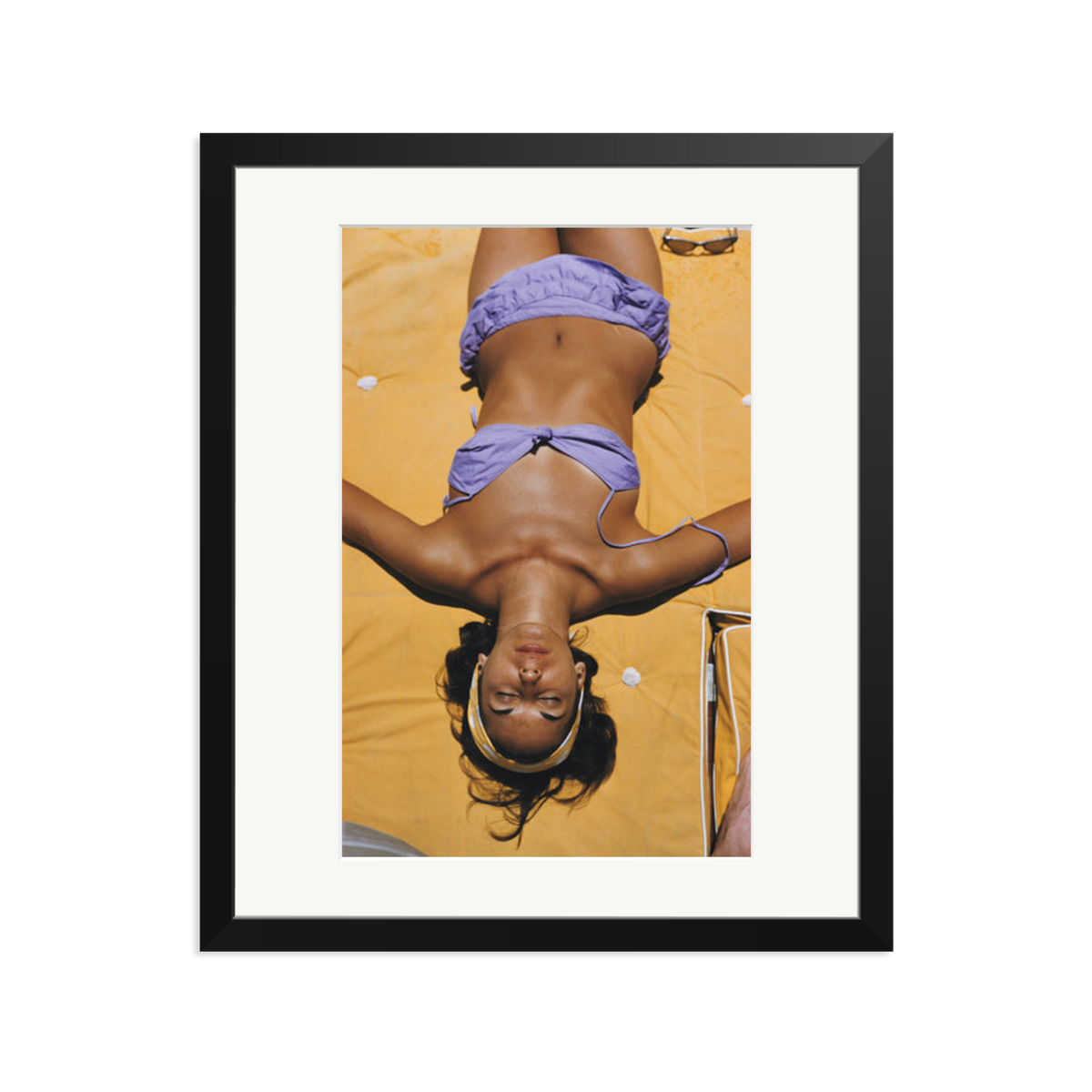 Slim Aarons 'Bianca Volpato' Black Large