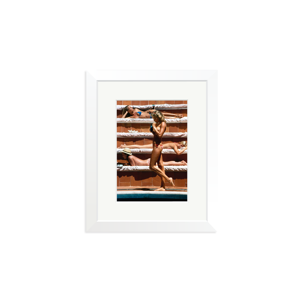 Slim Aarons 'Catherine Wilke' White Small