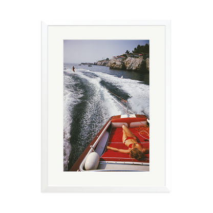 Slim Aarons 'Leisure In Antibes' White XL