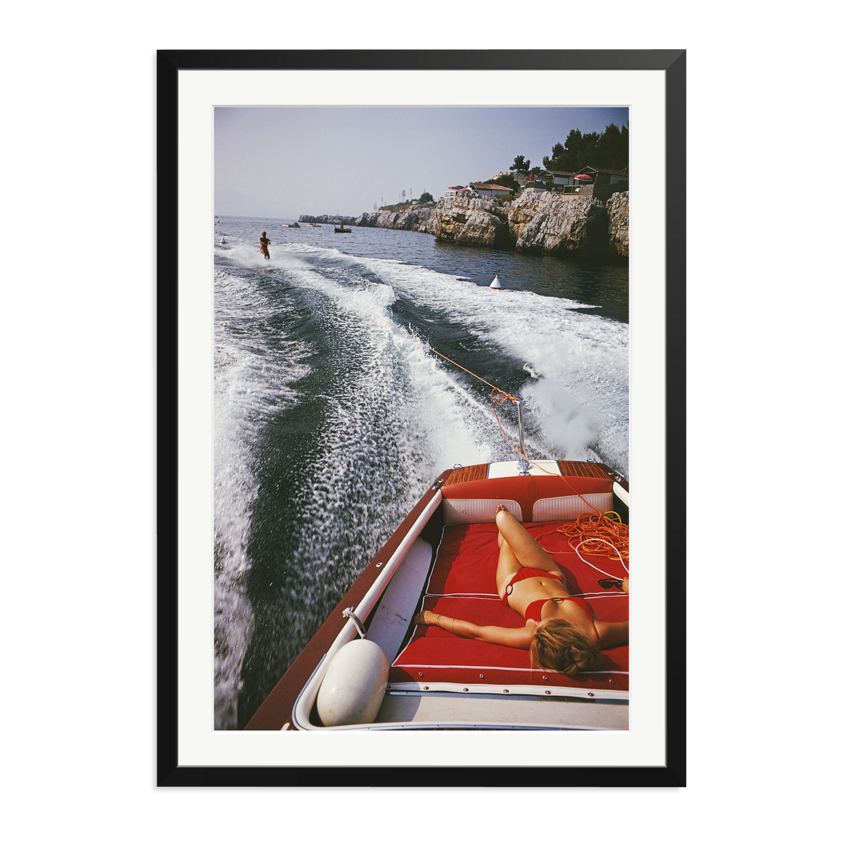 Slim Aarons 'Leisure In Antibes' Black XXL