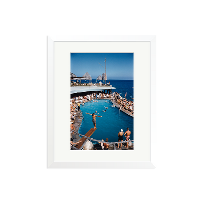 Slim Aarons 'Marina Piccola' White Medium