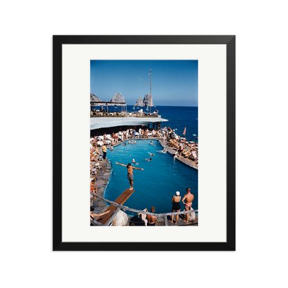Slim Aarons 'Marina Piccola' Black Large
