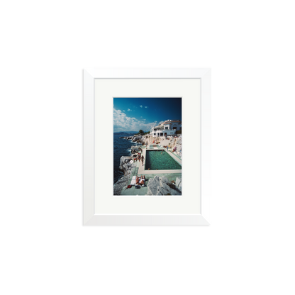 Slim Aarons 'Pool Hotel du Cap Eden-Roc' White Small