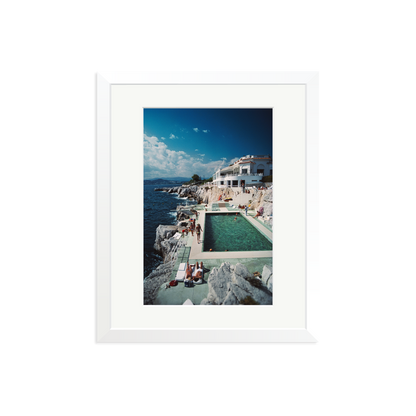 Slim Aarons 'Pool Hotel du Cap Eden-Roc' White Medium