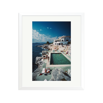 Slim Aarons 'Pool Hotel du Cap Eden-Roc' White Large