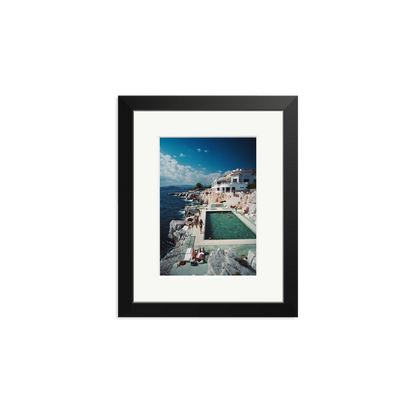 Slim Aarons 'Pool Hotel du Cap Eden-Roc' Black Small