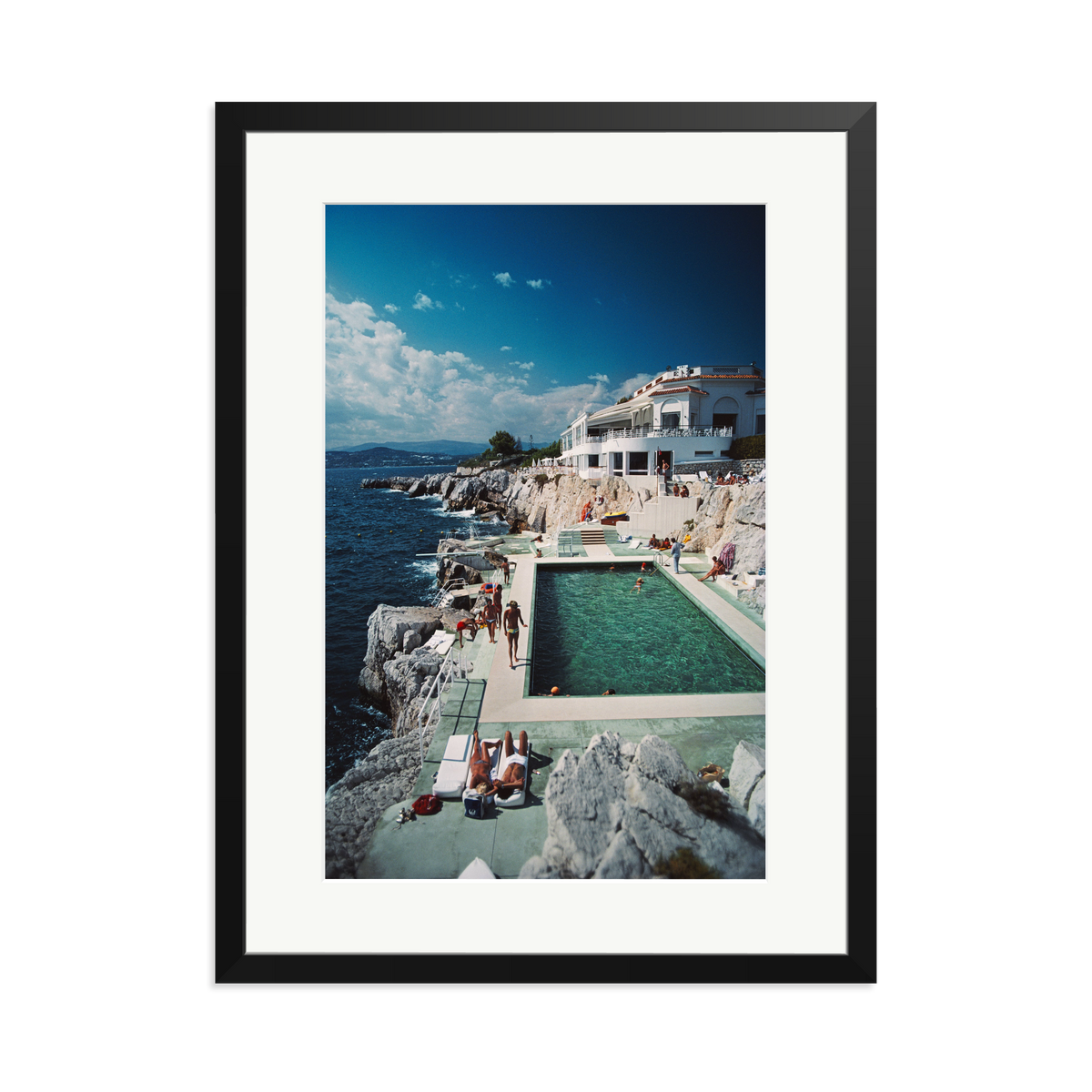 Slim Aarons 'Pool Hotel du Cap Eden-Roc' Black XL