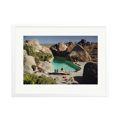 Slim Aarons 'Sunbathing In Arizona' White XL