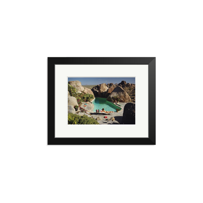 Slim Aarons 'Sunbathing In Arizona' Black Small