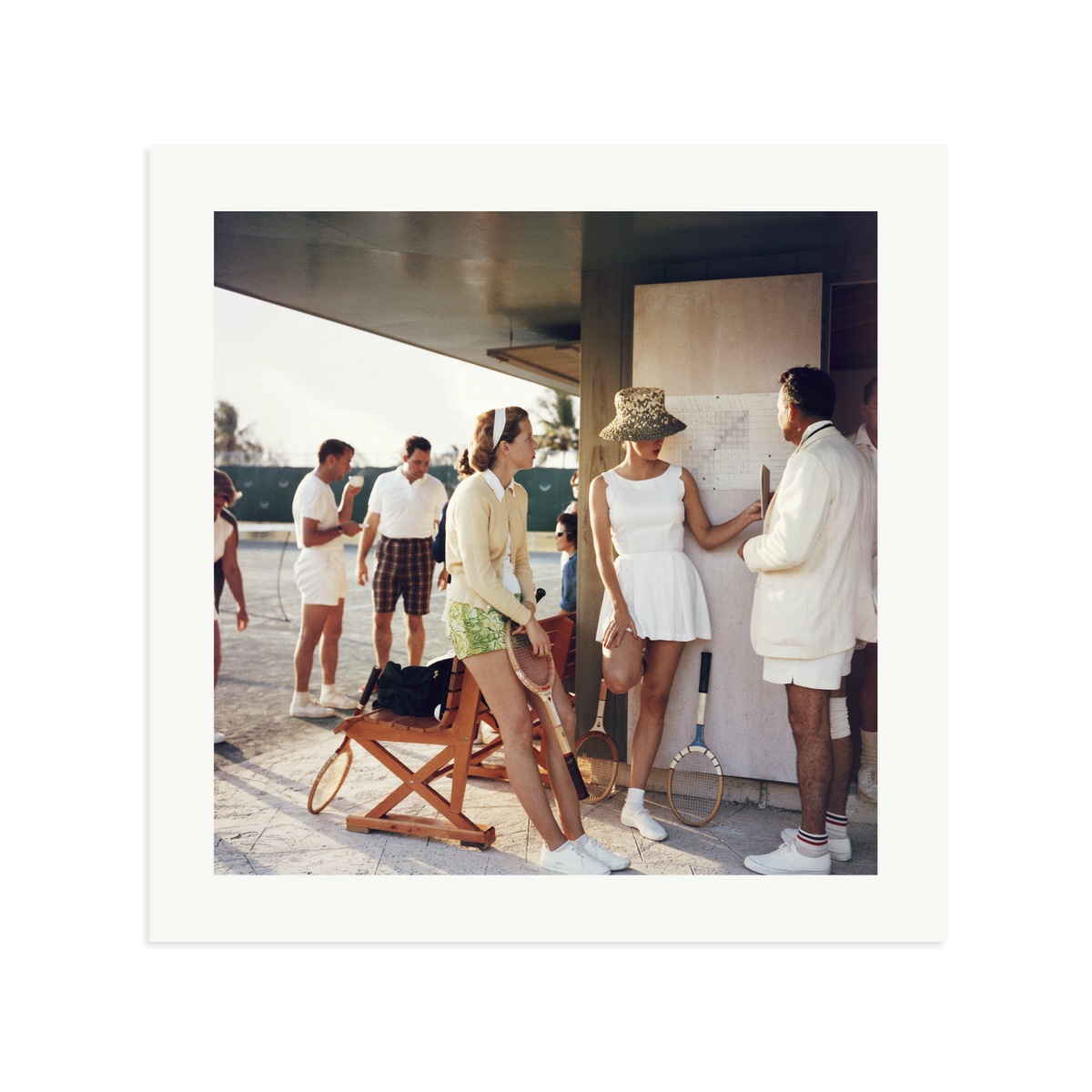 Slim Aarons 'Tennis in the Bahamas' Print Only XL