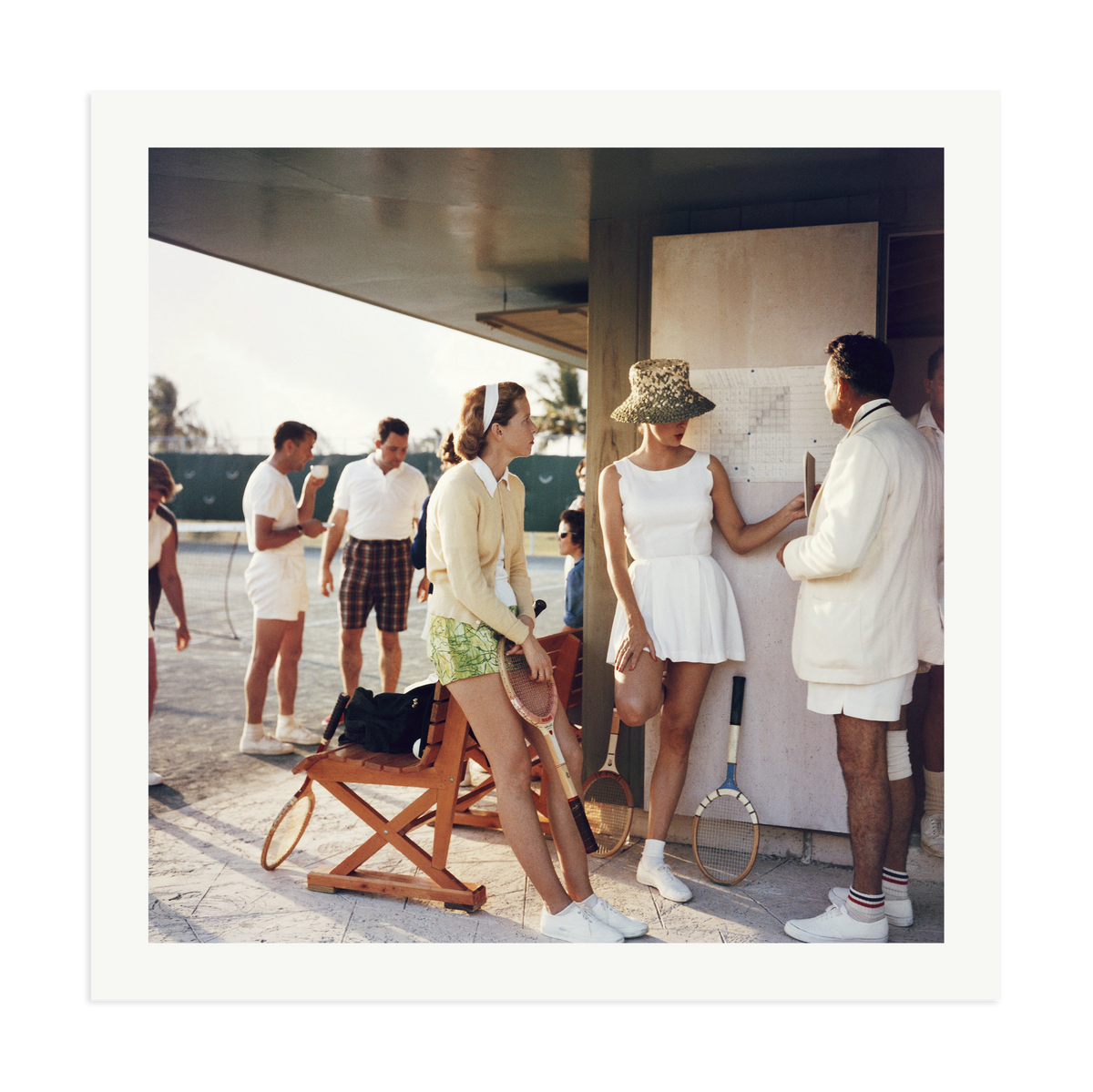 Slim Aarons 'Tennis in the Bahamas' Print Only XXL