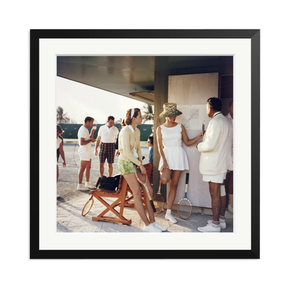 Slim Aarons 'Tennis in the Bahamas' Black XL