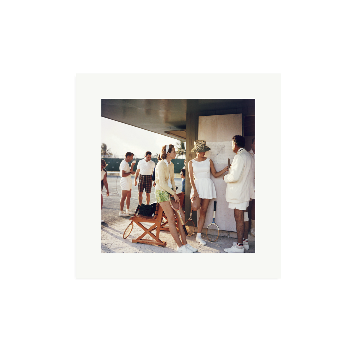 Slim Aarons 'Tennis in the Bahamas' Print Only Medium