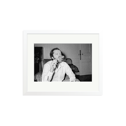 Jack Nicholson Framed Print White Medium