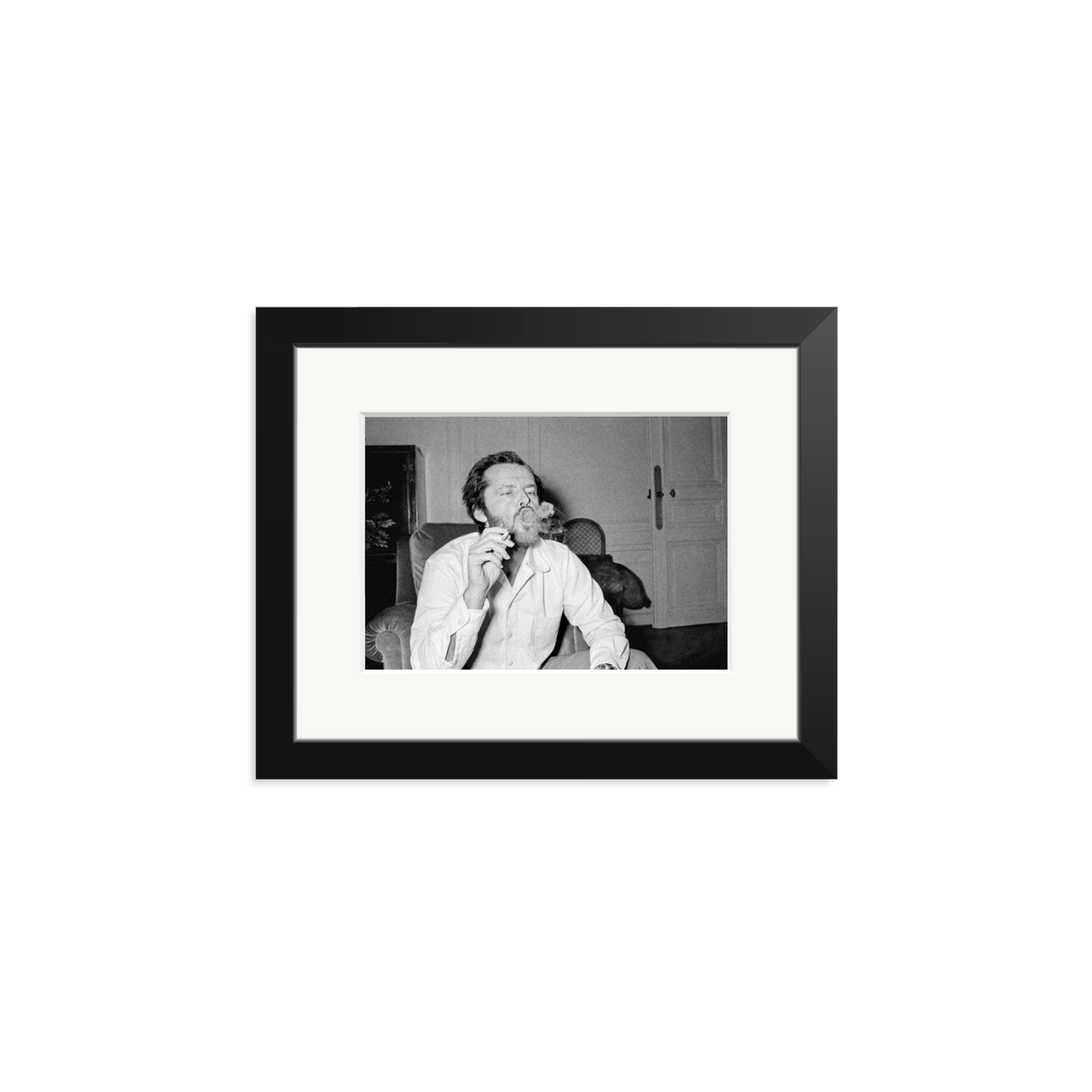 Jack Nicholson Framed Print Black Small