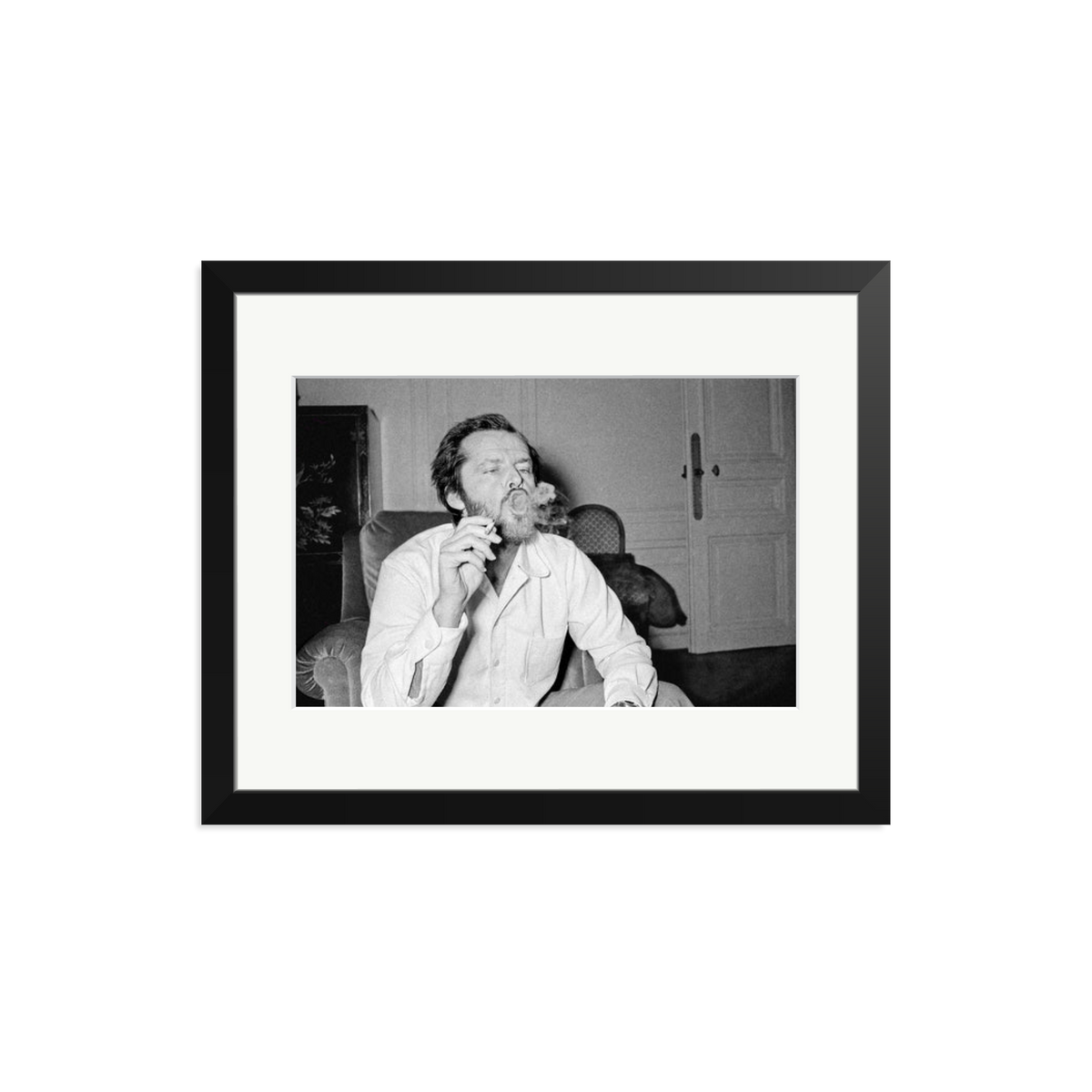 Jack Nicholson Framed Print Black Medium