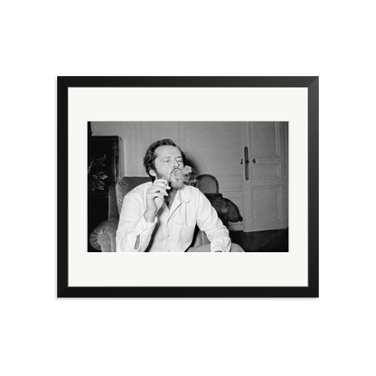 Jack Nicholson Framed Print Black Large