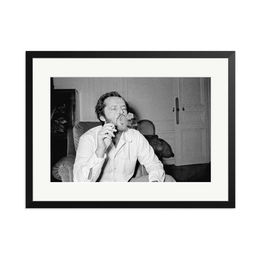 Jack Nicholson Framed Print Black XL