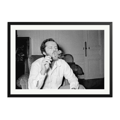 Jack Nicholson Framed Print Black XXL