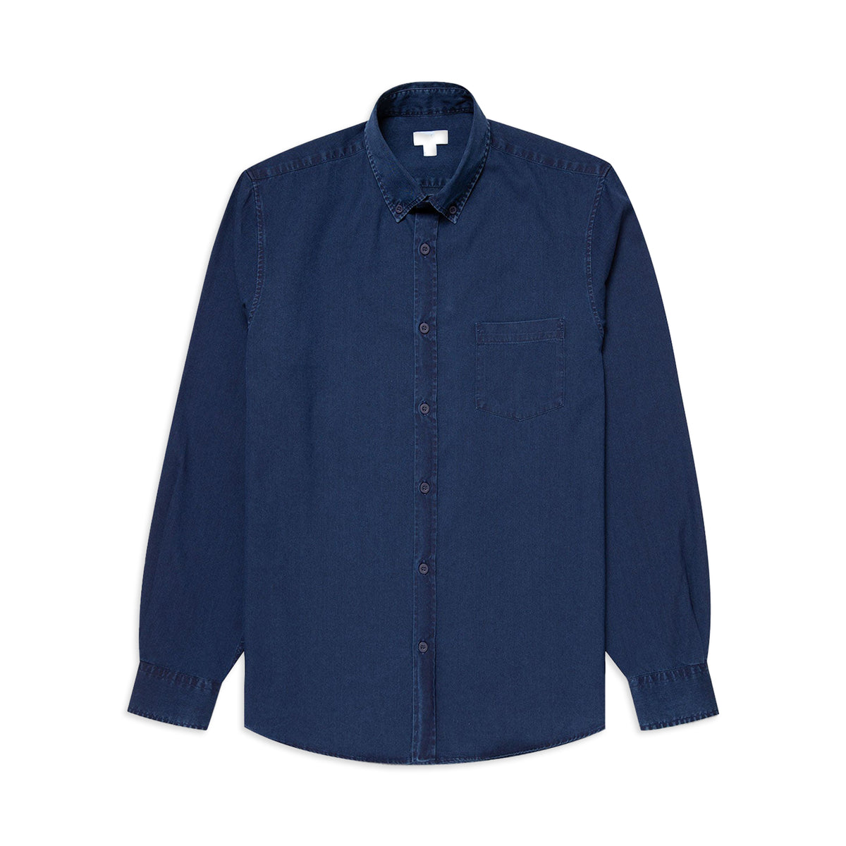 Sunspel Indigo Denim Shirt XXL