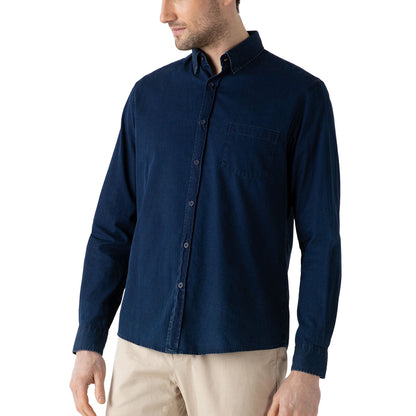 Sunspel Indigo Denim Shirt