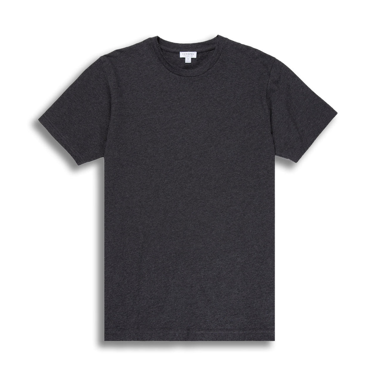 Sunspel Riviera T-Shirt Charcoal Melange