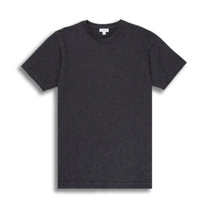 Sunspel Riviera T-Shirt Charcoal Melange