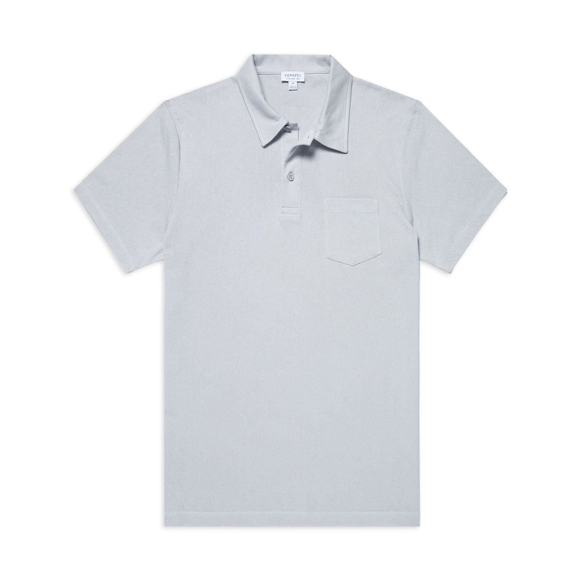 Sunspel Riviera Polo Smoke