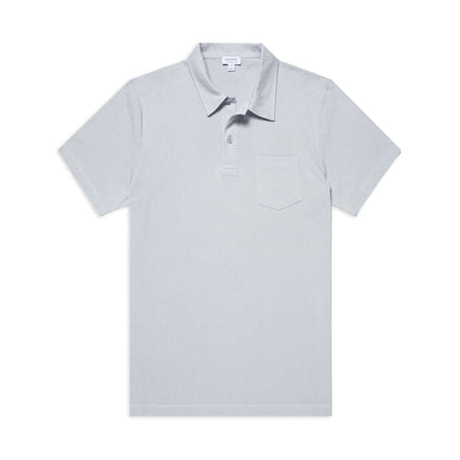 Sunspel Riviera Polo Smoke