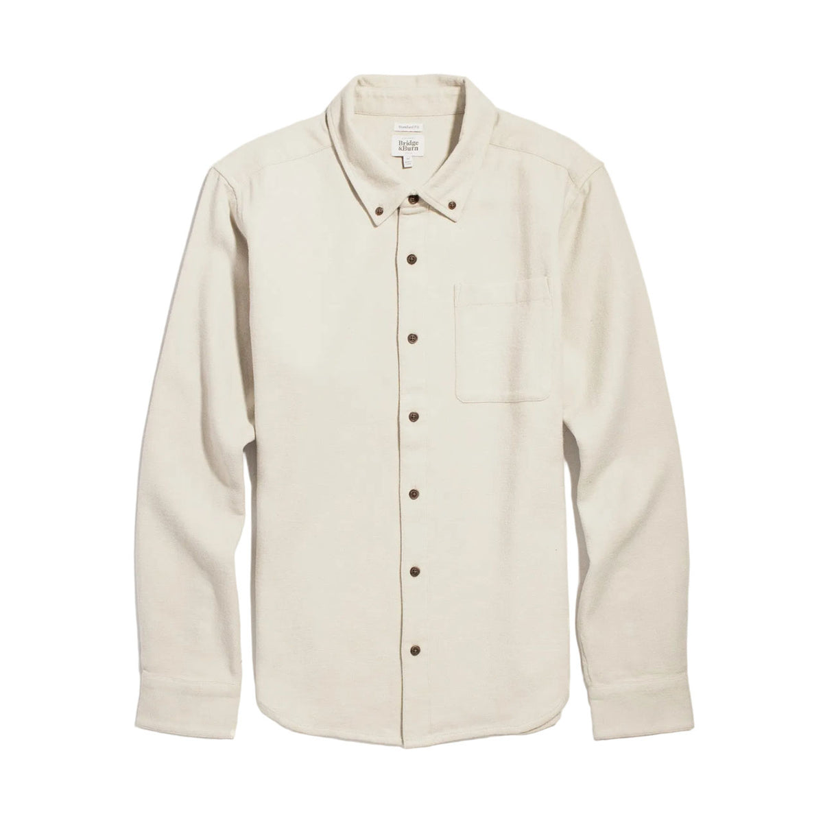Bridge & Burn Sutton Slim Shirt / Fawn Flannel Fawn Flannel