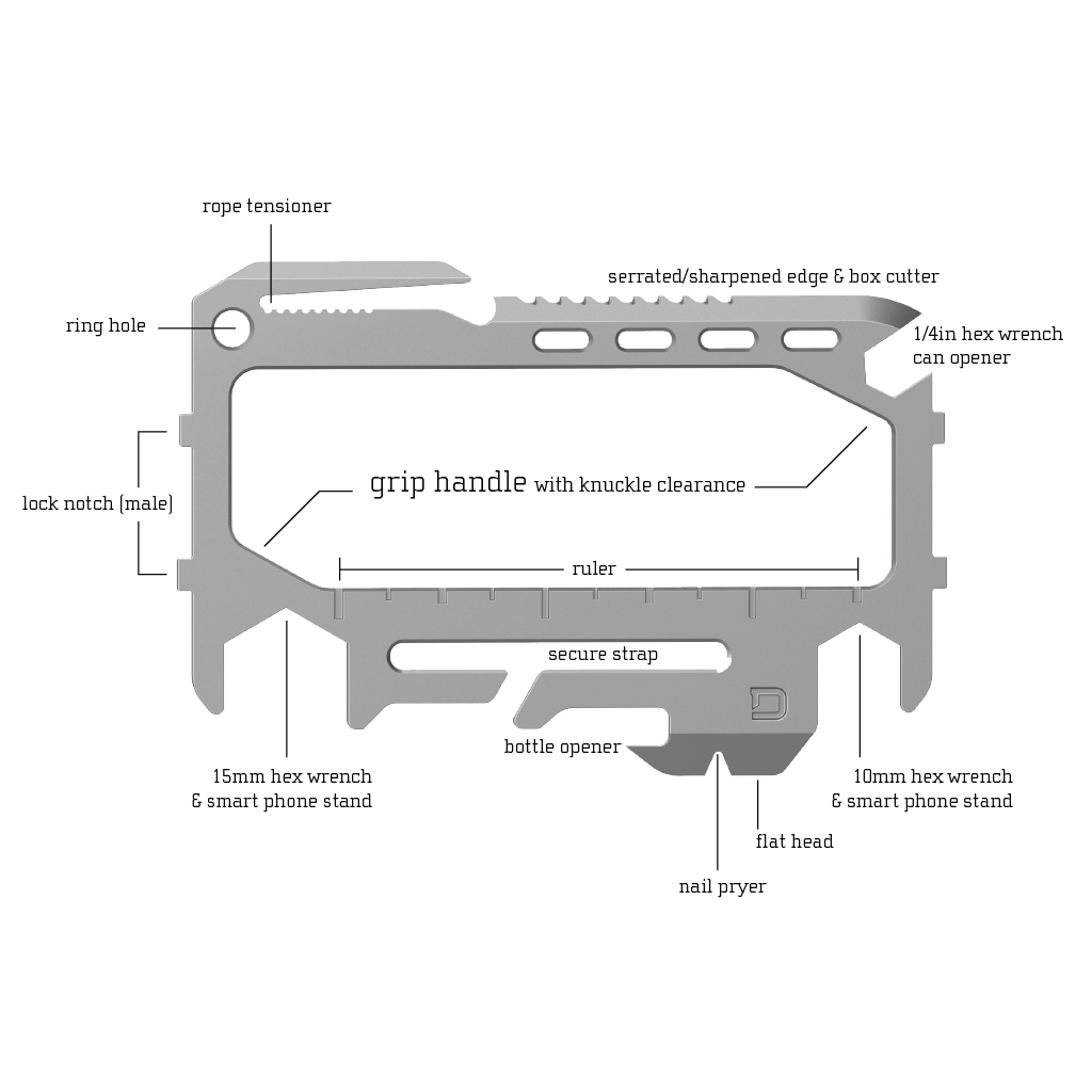 Dango T01 Tactical Bifold Wallet Spec-Ops