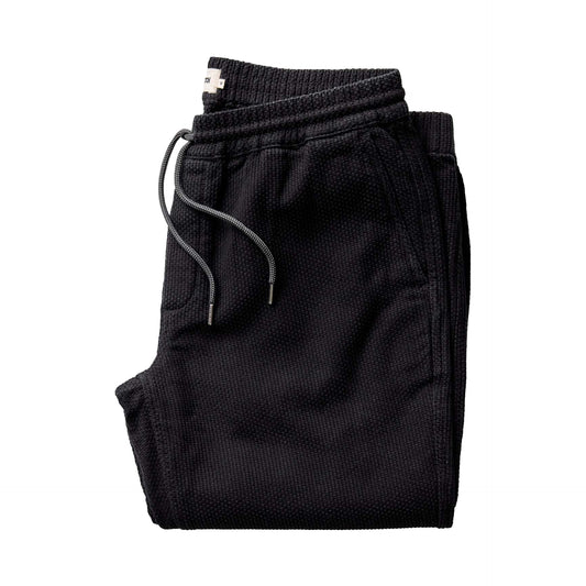 Taylor Stitch Sashiko Apres Pants Black Indigo