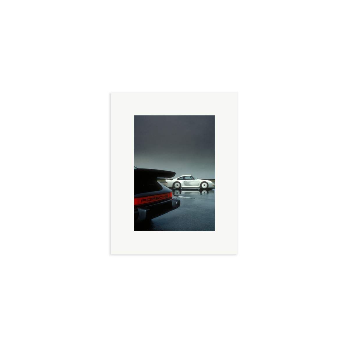 Porsche Test Track Framed Print Print Only Small