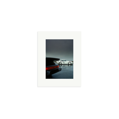 Porsche Test Track Framed Print Print Only Small