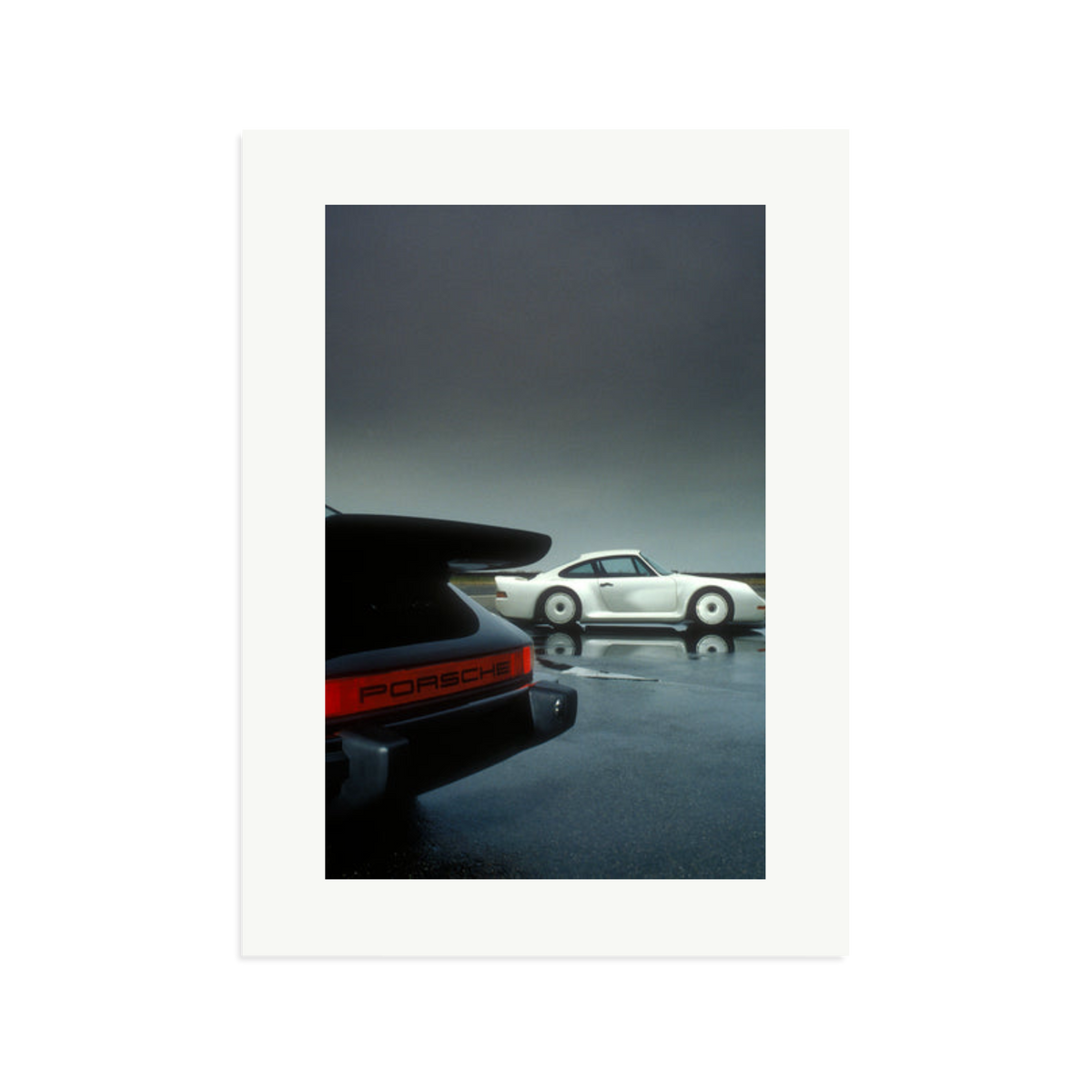 Porsche Test Track Framed Print Print Only XL