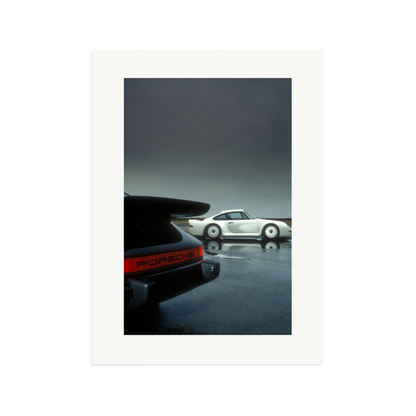 Porsche Test Track Framed Print Print Only XL